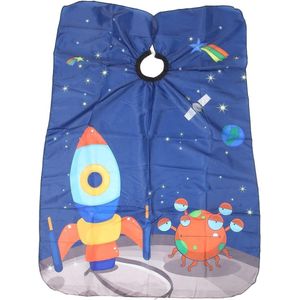 Allecto plus - Waterdichte Kinderkapperscape voor Peuters met Kosmisch Design
