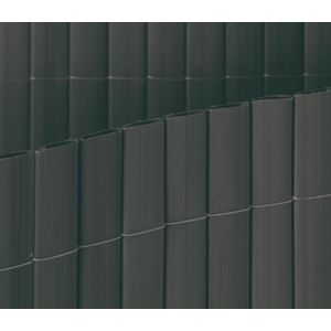 Intergard Tuinscherm Kunststof PVC Antraciet 1x3m