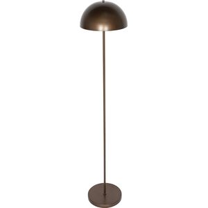 QAZQA keira - Moderne LED Dimbare Vloerlamp | Staande Lamp met Dimmer - 1 lichts - H 161.5 cm - Brons - Buitenverlichting