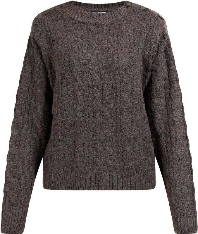 Dreimaster - Gebreide Trui - Donkerbruin - Dames