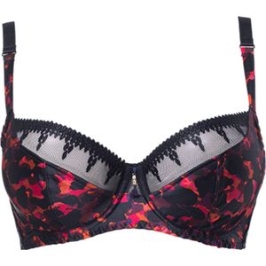 Louisa Bracq Color Fever Marine Blauw/Print - Soft-Cup bh Maat: 75B