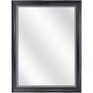 Spiegel met Lijst - Zwart - 31 x 61 cm - Sierlijk
