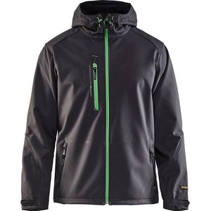 Blaklader 4949 Softshell Werkjas Donkergrijs/Groen