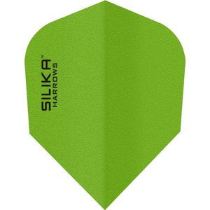 Harrows Silika Solid Green NO6 Tough Crystalline Coated - Dart Flights