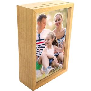 Spaarpot Kinderen - Spaarpot Fotolijst 3D-spaarpot Geldcadeau Opbergen Geld Foto's Leuke Kamerdecoratie Jongens Meisjes