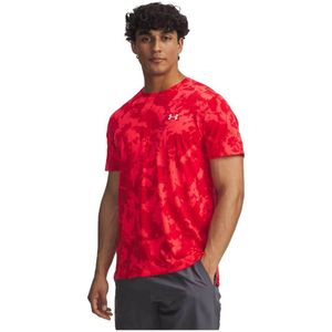 Under Armour - Launch All Over Print - T-shirt - Rood