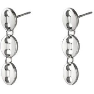 oorbellen stekers stoer - kleur zilver - earrings silver - kado idee - kerst cadeau - mama - moeder - zus