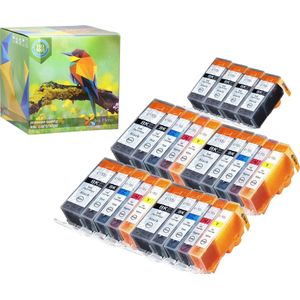 Ink Hero - 24 Pack - Inktcartridge / Alternatief voor de Canon CLI-521, PGI-520, PIXMA iP3600, iP4600, iP4600x, iP4700, MP540, MP540x, MP550, MP560, MP620, MP620B, MP630, MP640, MX870