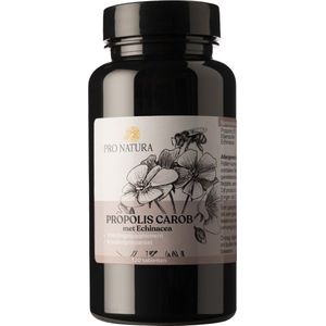 Pro Natura B.V. Propolis Carob - met Echinacea- Pollen - 120 tabl. - Ondersteunt immuunsysteem
