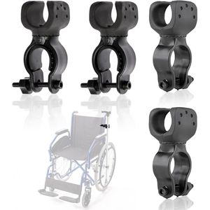 Stokhouder - Universele Krukhouder voor Rolstoel - 4 Stuks