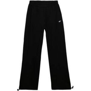 4F Dames Oversized Joggingbroek Zwart XL - Comfort & Stijlvol Design voor Alledaagse Outfits