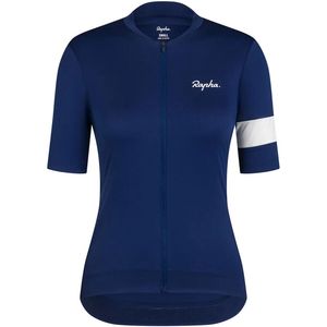 Rapha Core Korte Mouw Wielertrui Blauw XS Vrouw