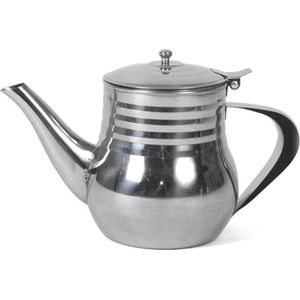 Roestvrijstalen marokkaanse theepot 0,5 liter - RVS theepotten/theekannen