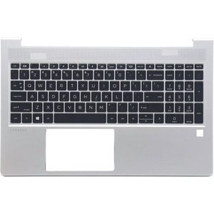 Topcover / palmrest incl. backlit keyboard geschikt voor HP ProBook 455 G8 (US/NL Qwerty)