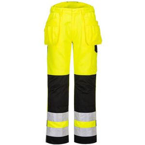 Portwest PW2 Hi-Vis Broek met Holsterzakken PW242 - Geel/Zwart - 34