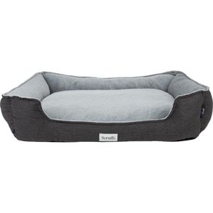 Scruffs Harvard Box Bed - Orthopedische Hondenmand - Memory Foam - XXL - Graphite Grey - 110 x 85 cm