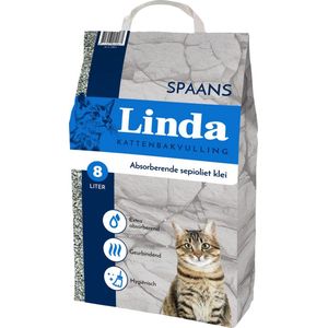 Linda Spaans Kattenbakvulling - 8 liter - Niet-Klontvormend