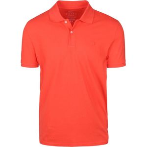 Ecoalf - Polo Ted Fel Oranje - Modern-fit - Heren Poloshirt Maat XXL