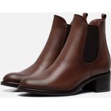 Linea Zeta Chelsea boots bruin Leer - Maat 38