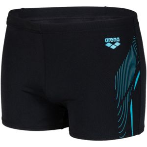 Arena Zwemshort model swimshort graphic Junior - Navy/LichtBlauw - Maat 164