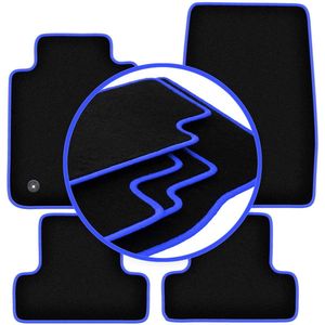 CARLUX-BLUE automatten voor: Ford Mustang MK6 coupé (2014-)