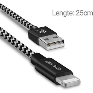 Dux Ducis K-One - USB Lightning Kabel - 0.25 meter