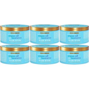 OGX Hair Mask – Argan Oil Of Morocco - 6x 300 gr - Voordeelverpakking - Haarmasker
