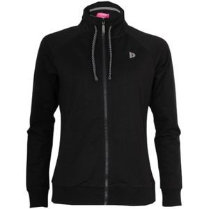 Donnay - Jamie - Sporttrui - Dames - Zwart - Stretch Vest met Kraag