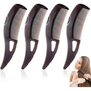 Allecto Plus - 4-delige set kammen voor hoofdhuidverzorging met schubbenkam, luizenkam en tandenkam - Geschikt voor gezonde hoofdhuid