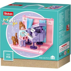 Sluban Studeerkamer Junior 14,6 Cm Roze/paars 111-delig