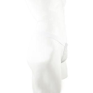 BamBella® Slip doorzichtig voor mannen - XXL - string steentjes gaten Erotische Sexy Lingerie Heren - mannen ondergoed