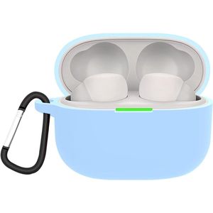Silicone Hoesje voor LinkBuds S - Ultradun - Slim-Fit - Anti-val - Blauw - Bescherming tegen vuil