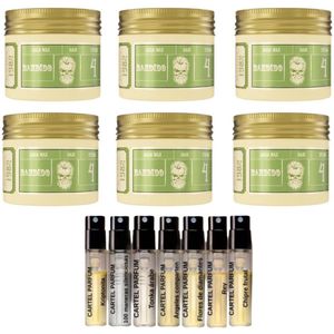 Bandido - Aqua Wax - Haarwax - 125ml - Set van 6 stuks