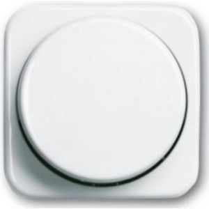 Busch-Jaeger Dimmerknop dimmerplaat + knop hagel wit