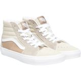 Vans - SK8-Hi - Kindersneakers - Beige - Hoog Model - Textiel en Leer
