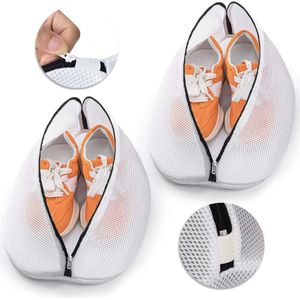2-pack schoenenwaszakken- sneakerswaszakken- schoenenwaszakken- schoenenreinigingszakken- multifunctionele schoenenwaszakken voor sneakers- sokken- ondergoed - ideaal voor opslag en reizen