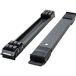 VanDijck Uitschuifbare Meubelroller - 2-delig - Uitschuifbaar van 45 cm tot 72 cm - Draagkracht 300 kg - Met meubel tiller - Wasmachine verhoger - Meubelrollers - Meubelverplaatser
