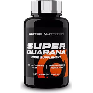 Scitec Nutrition® - Super Guarana (100 tabletten) - 50 doseringen - guarana tabletten - pre workout - energie - focus - caffeine - cafeïne - calcium - pre-workout