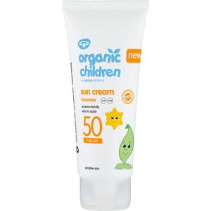 Green People - Organic Sun Cream - Kinderen - Lavendel - SPF50 - Vegan