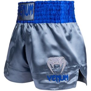 Venum Classic Muay Thai Shorts Grijs Blauw - S