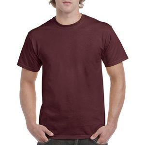 T-shirt met ronde hals 'Heavy Cotton' merk Gildan Maroon - XXL