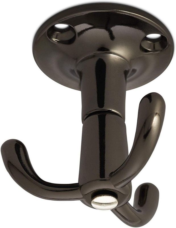 Junker Design - Draaibare Kapstokhaak - Chroom Zwart - 3 Ophanghaakjes - 53 x 50 x 40 mm