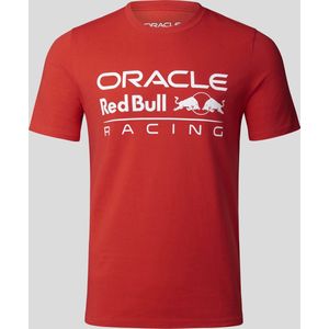 Red Bull Racing Logo Shirt Rood 2023 S - Max Verstappen - Sergio Perez - Oracle