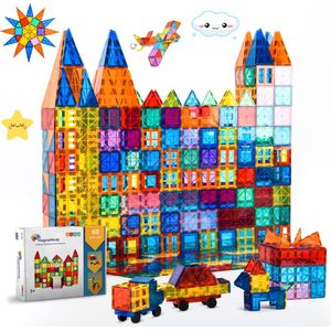 Magnetic Tiles- Magnetisch Speelgoed – 60 stuks - Constructie speelgoed - Magnetische tegels - Montessori speelgoed - Magnetic toys - Magnetische bouwstenen - Speelgoed Kinderen - Magna minds