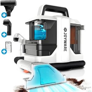 Joyware Vlekkenreiniger - Tapijtreiniger - Bank Reiniger - Zetelreiniger - Meubelreiniger - Reinigingsmachine - 450Watt - Met 3 Opzetstukken - Krachtig en Draagbaar