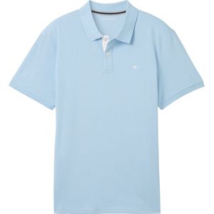 TOM TAILOR basic polo with contrast Heren Poloshirt - Maat XL