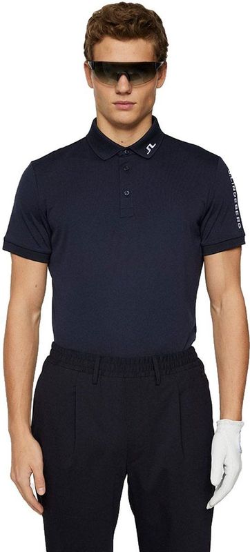 J.lindeberg Tour Tech Mid Layer Sweatshirt Met Halve Rits Blauw L Man