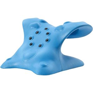 QTTVBTNA -Nek- en Schoudermassageapparaat – Ergonomisch Massagekussen met Rug- en Neksteun, Draagbaar Ontspanningskussen voor Thuis, Kantoor en Reizen