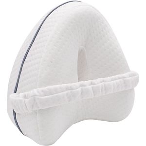 Comfortabel Kniekussen met Riem - Ergonomische Memory Foam Steun voor Slapen en Ontspanning