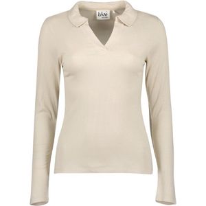 Blue Seven dames - Trui 203522 beige polokraag maat 38